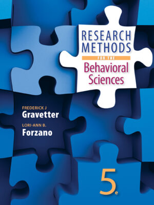 Research Methods For The Behavioral Sciences 5Th Edition