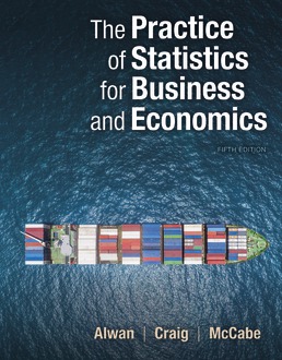 The Practice of Statistics for Business and Economics Fifth Edition