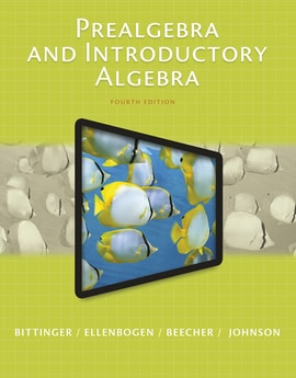 Prealgebra and Introductory Algebra, 4th edition