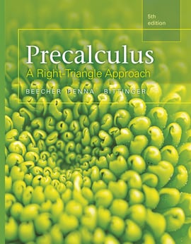 Precalculus: A Right Triangle Approach, 5th edition