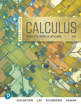 Calculus & Its Applications, Brief Version, 15th edition