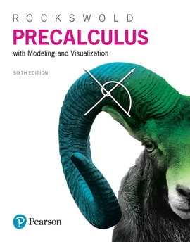Precalculus with Modeling and Visualization, 6th edition