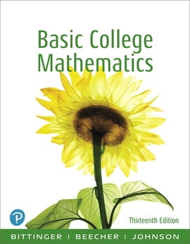 Basic College Mathematics, 13th edition