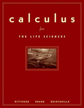 Calculus for the Life Sciences, 1st edition