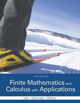 Finite Mathematics and Calculus with Applications, 10th edition